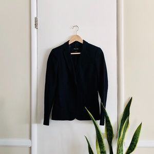 MASSIMO DUTTI Navy 2-Button Wool Blazer sz XS - S